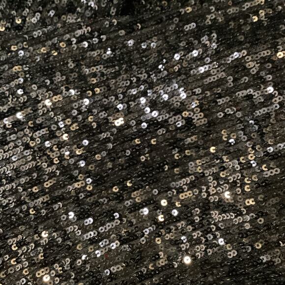 Ronny Kobo Basilla Ruched Black Micro Sequin Mini Skirt M 6 US $348 - Picture 10 of 10